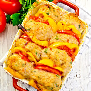 Мясо по-французски из куриной грудки