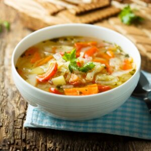 Традиционные щи на мясе из говядины.