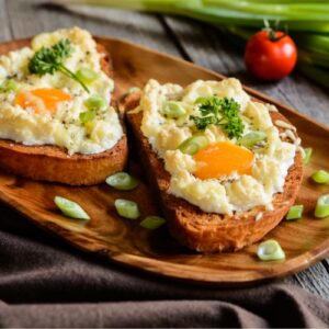 Бутерброды нежные с сыром и яйцом