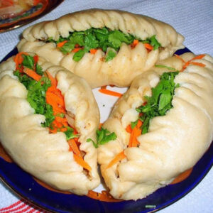 Пигоди( корейские пирожки на пару)